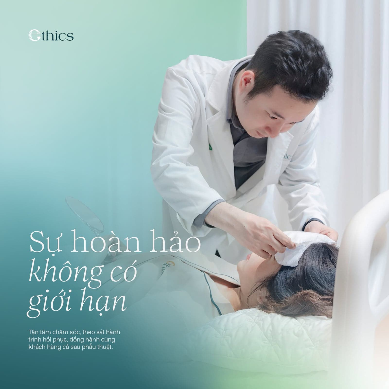 Doktor Ethics memberikan penjagaan kepada pelanggan dalam tempoh pemulihan selepas pembedahan