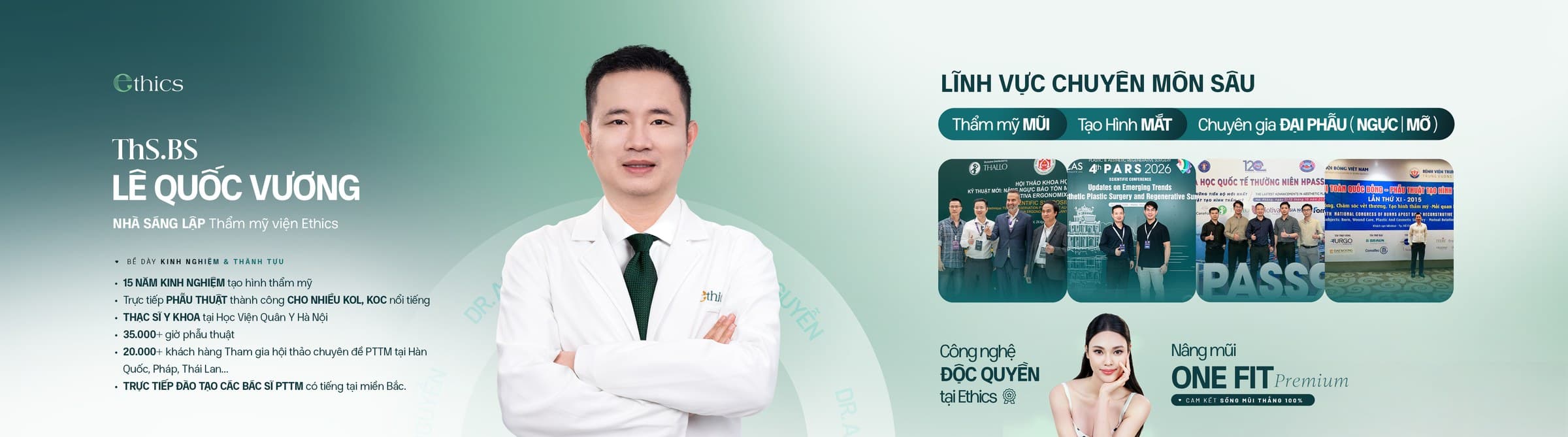 Rekod profesional ThS.BS Lê Quốc Vương