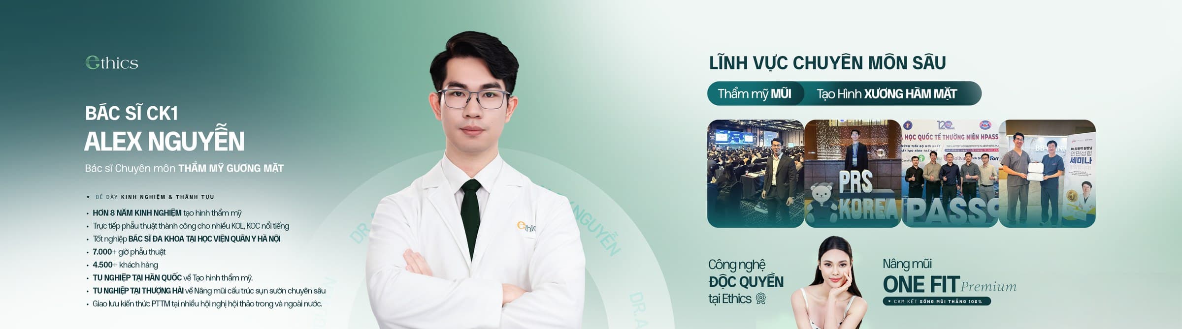 Rekod profesional Bác sĩ Alex Nguyễn