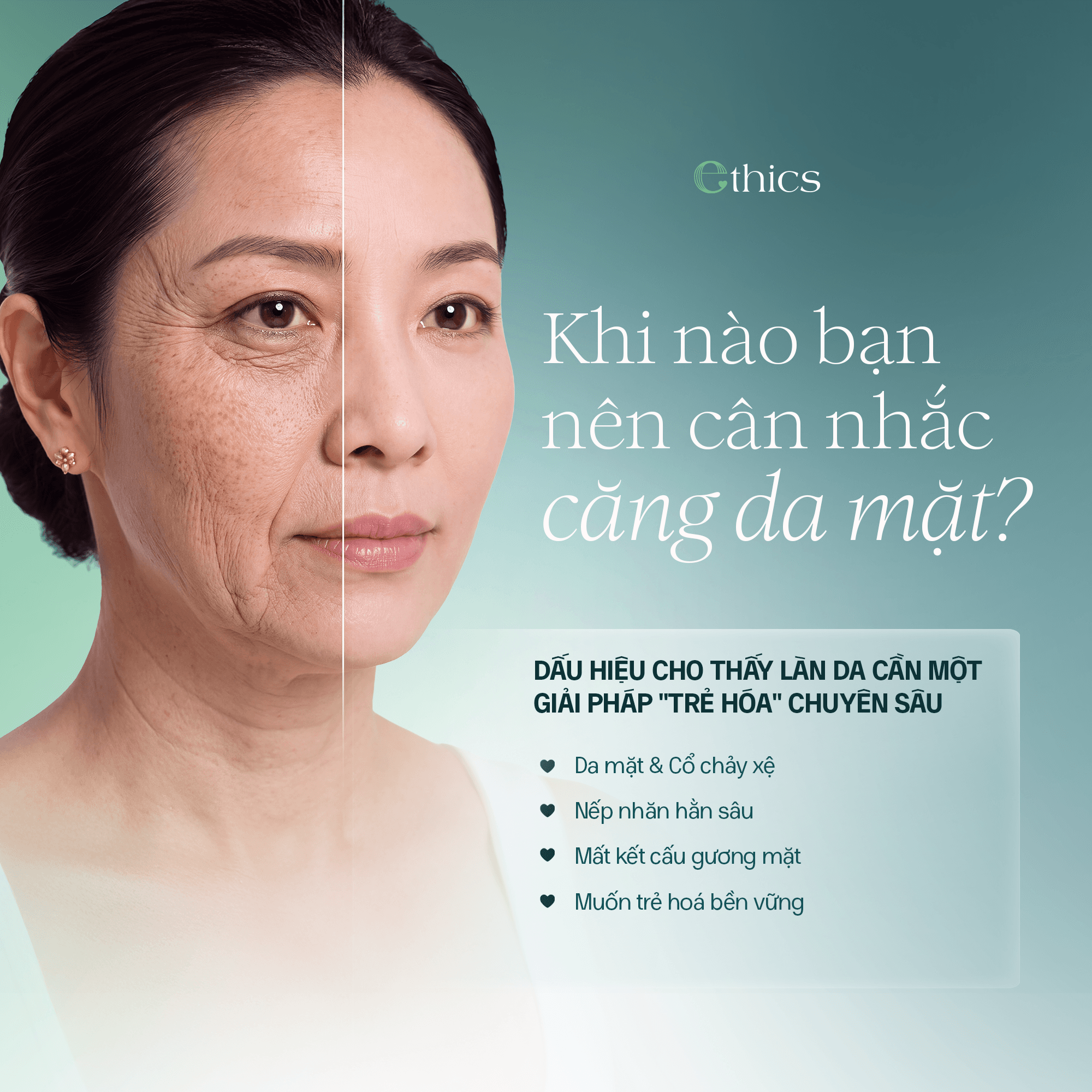 GIẢI MÃ THỜI ĐIỂM VÀNG ĐỂ CĂNG DA MẶT - TÌM LẠI 10 NĂM THANH XUÂN